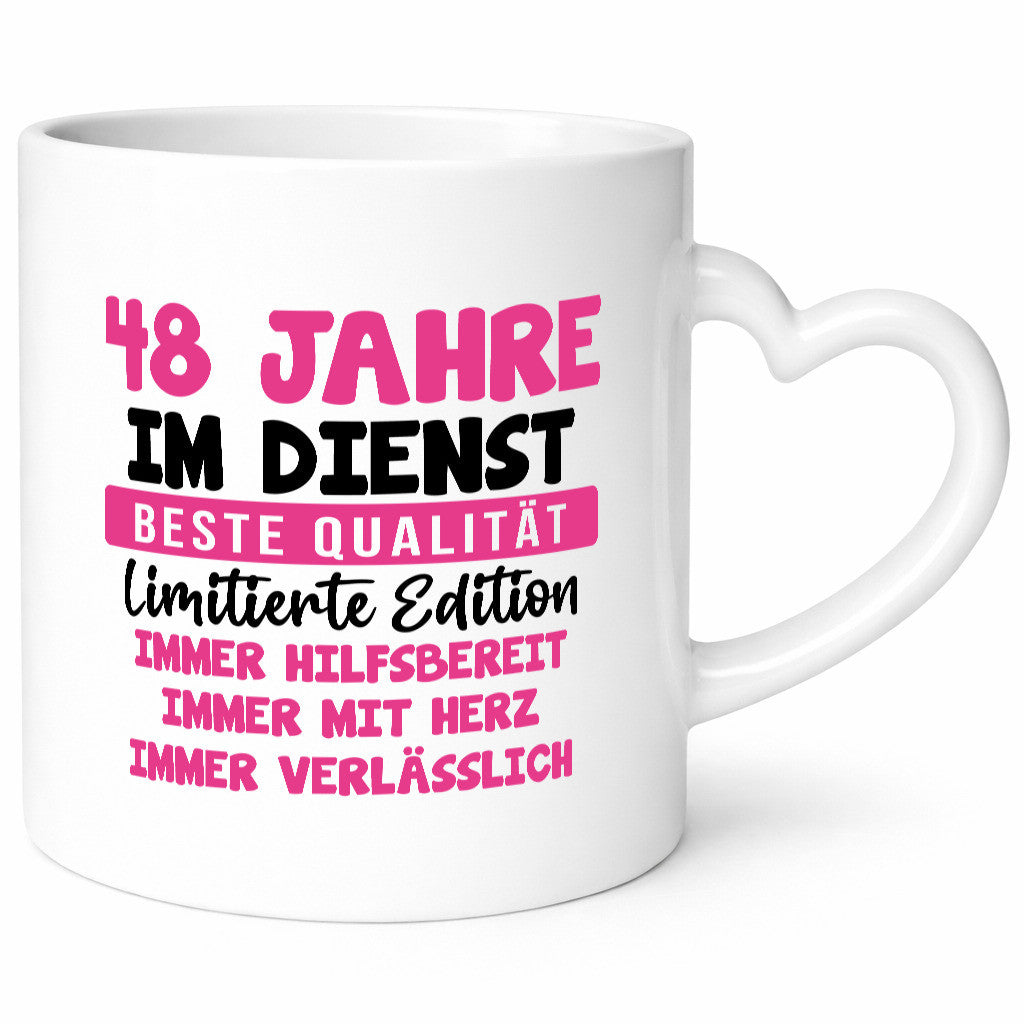 48 Jahre im Dienst | Jubiläum Arbeit v10 lustiger Spruch Geschenk Kollegen Büro