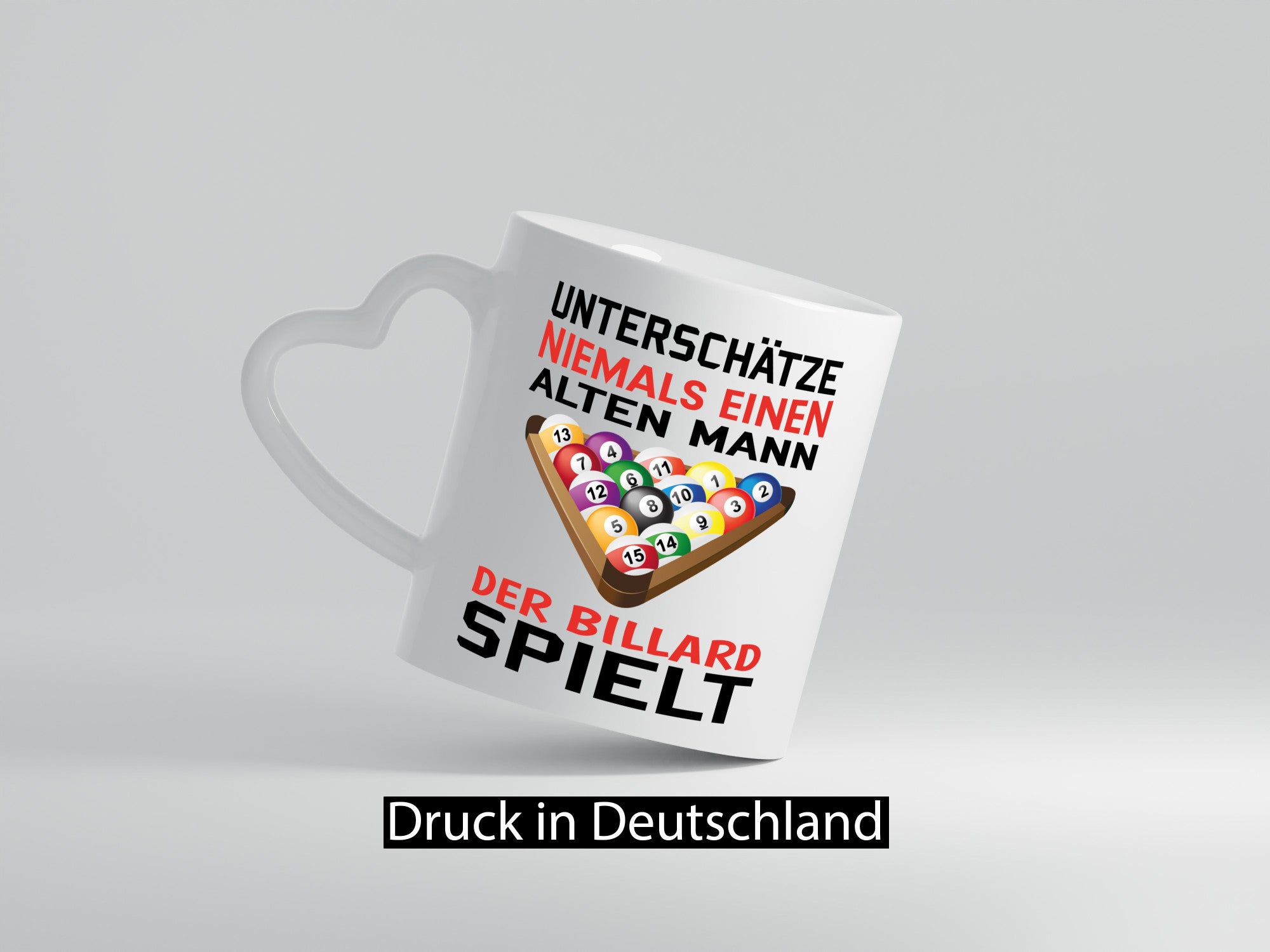 Billardspieler Humor | Männer Tasse Billard spielen lustiger Spruch Geschenk