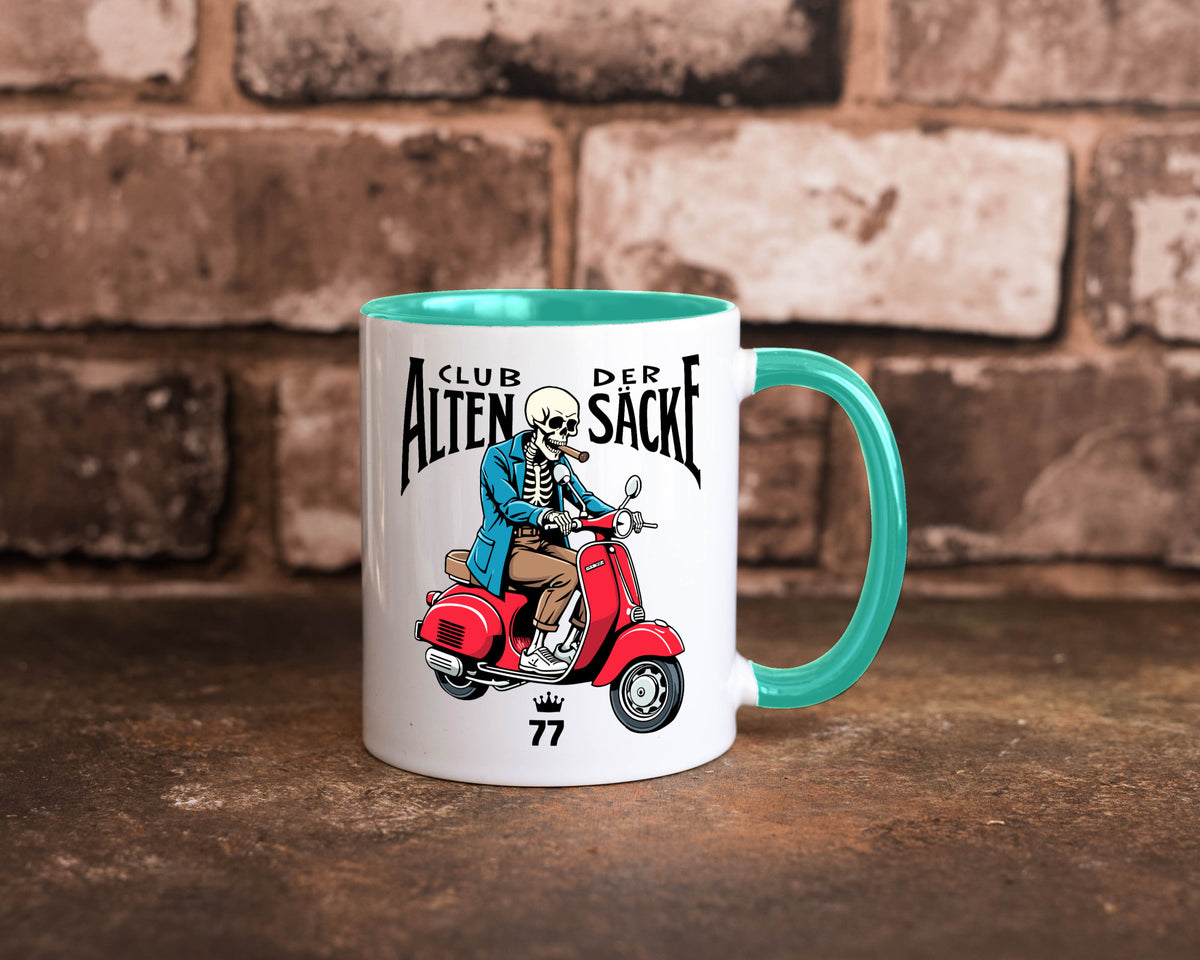 77. Geburtstag | 77 Jahre Club der alten Säcke v2 lustiger Spruch Geschenk Tasse