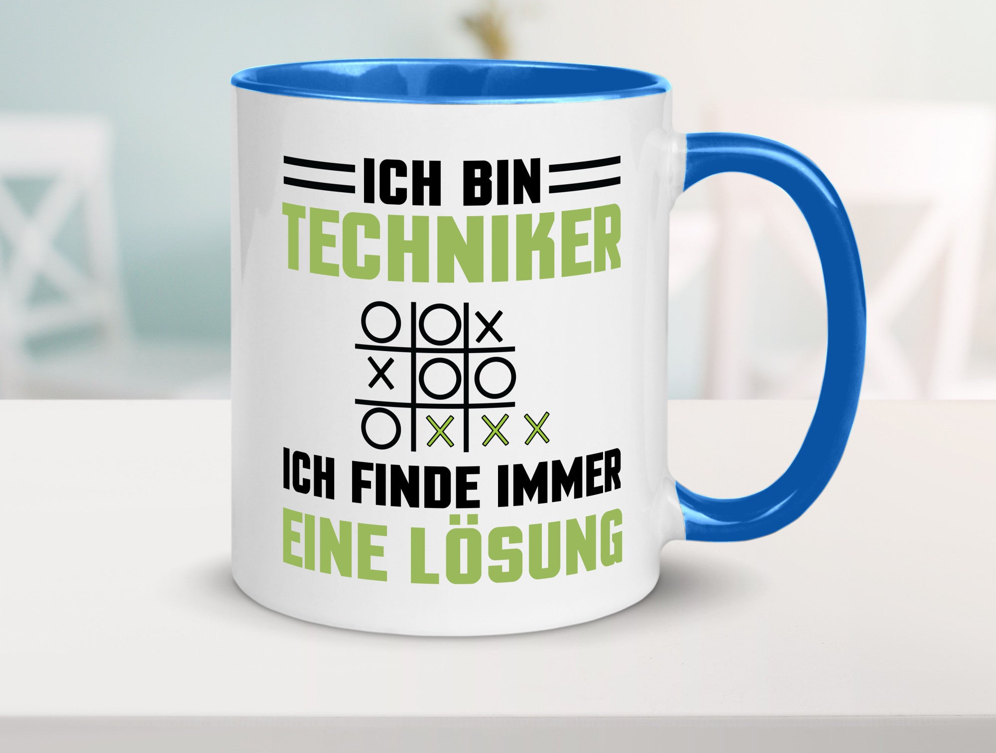 Ich bin Techniker finde immer eine Lösung | lustiger Spruch Geschenk Humor