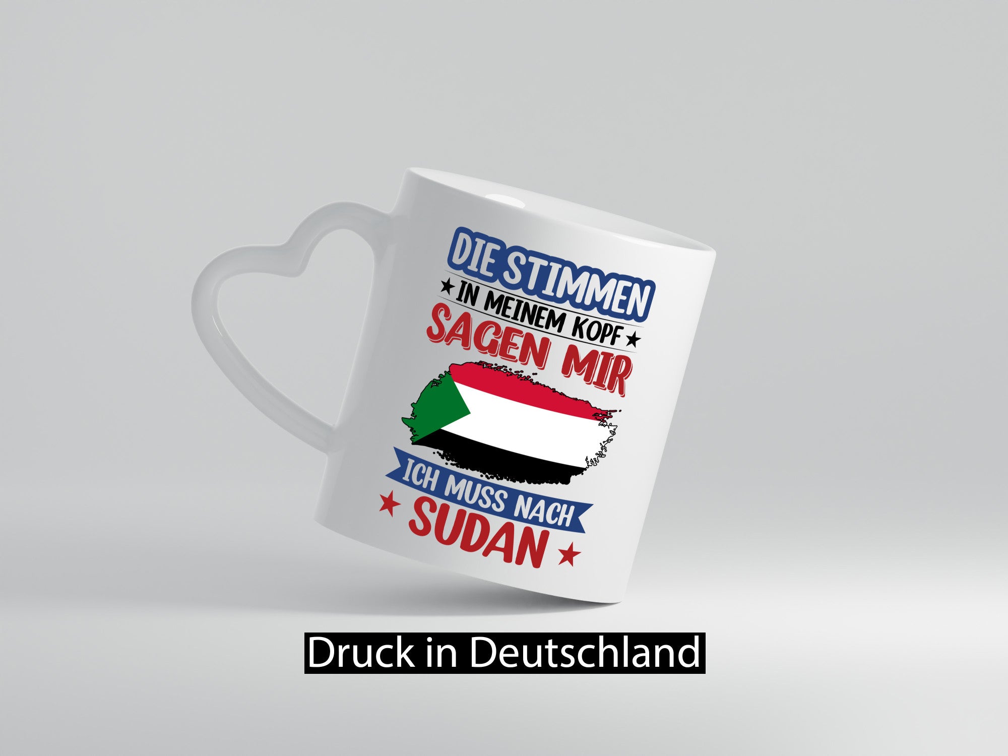 Sudan | Urlaub Stimmen in meinem Kopf Traumland v2 Geschenk Humor Geschenkidee
