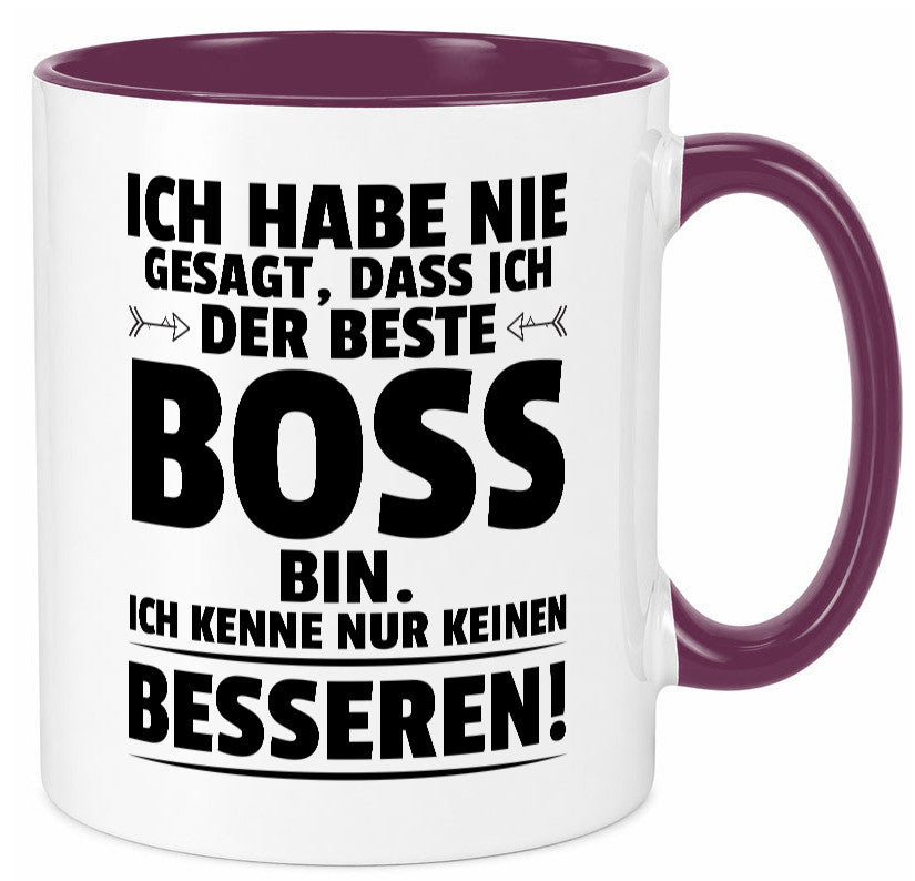 Der Beste Boss | Führungskraft Vorgesetzter lustiger Spruch Geschenk Humor Tasse