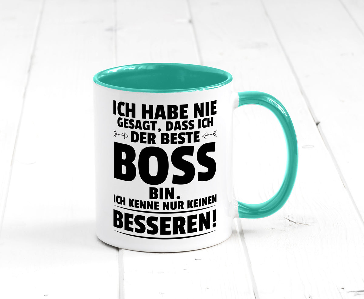 Der Beste Boss | Führungskraft Vorgesetzter lustiger Spruch Geschenk Humor Tasse