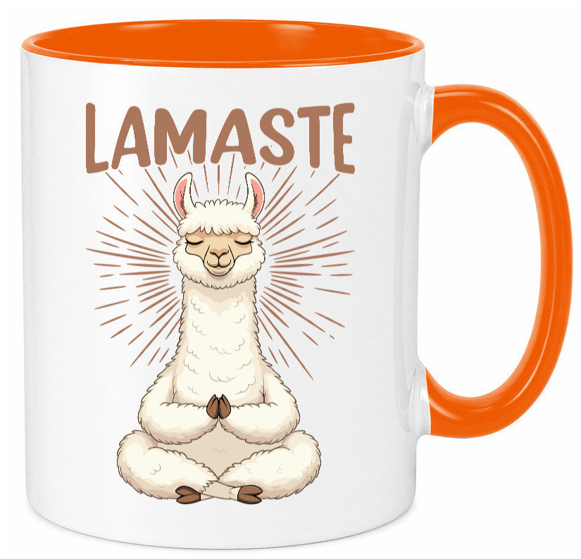 Lamaste | Lama Namaste lustiger Spruch Geschenk Humor Geschenkidee Tasse