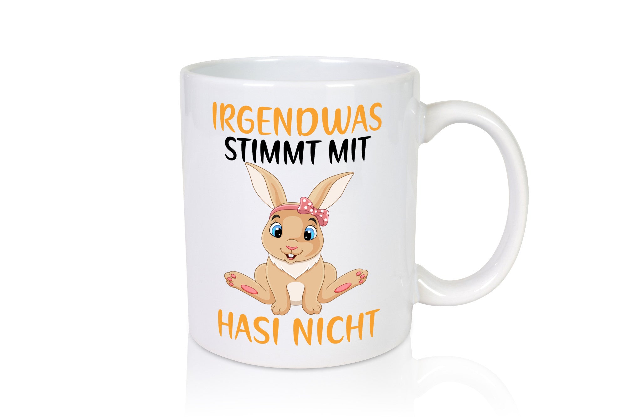 Irgendwas stimmt mit Hasi nicht | Klopapier Hase Maske Humor Familie