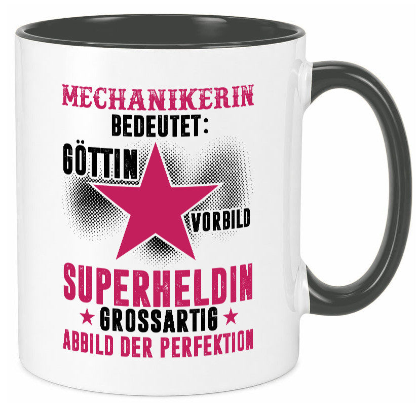 Bedeutung von Mechanikerin | KFZ Geschenkidee Humor Tasse