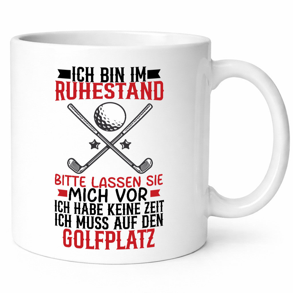 Rentner | Golf spielen Golfplatz Ruhestand genießen lustig Jubiläum Geschenk