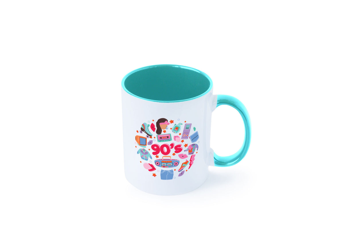 90er Jahre | Alte Zeit Nostalgie Humor Geschenkidee Tasse