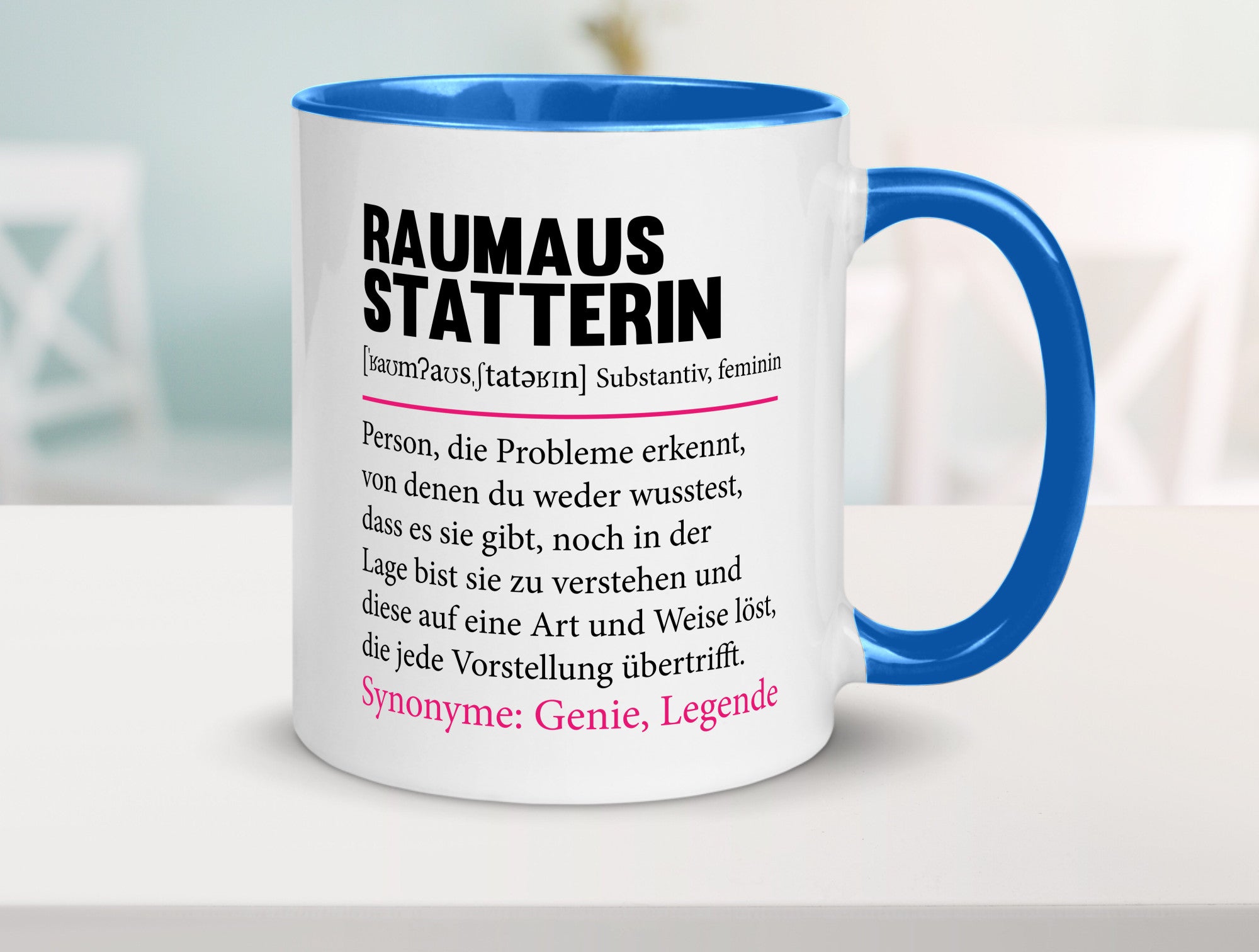 Raumausstatterin | Wohn Ausstatterin Beruf Humor Geschenk Arbeit Kollegen Büro