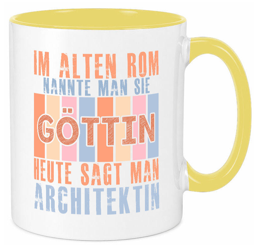Heute sagt man: Architektin | Architektur Büro lustiger Spruch Geschenk Arbeit Tasse