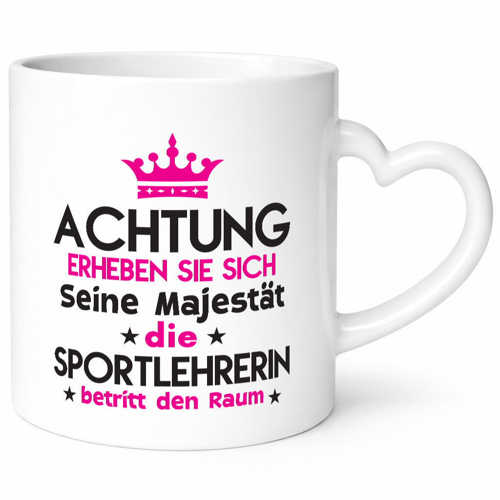 Seine Majestät Sportlehrerin | Lehrer Sport lustiger Spruch Geschenk Humor
