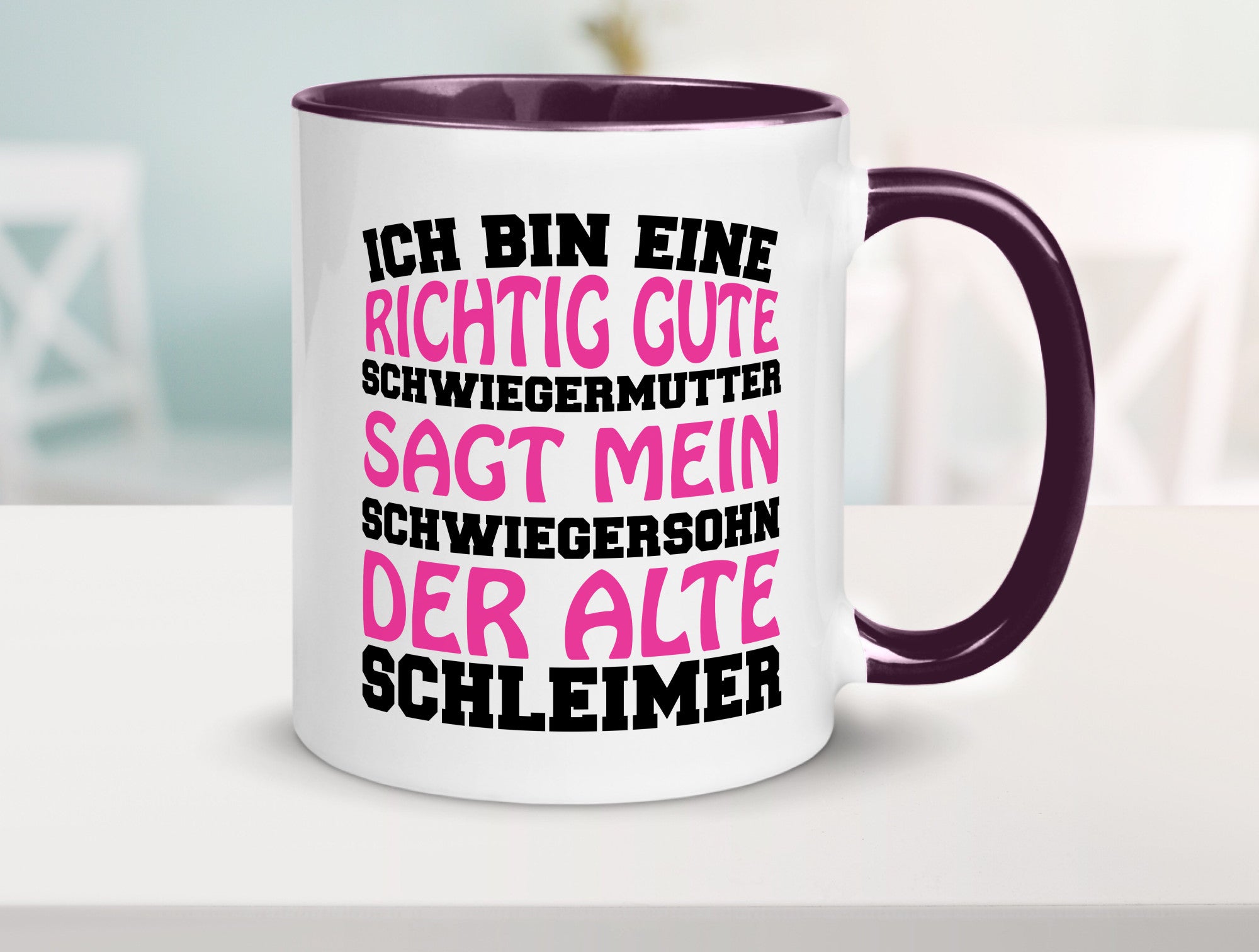 Gute Schwiegermutter lustig Familie Geschenkidee Geschenk Tasse