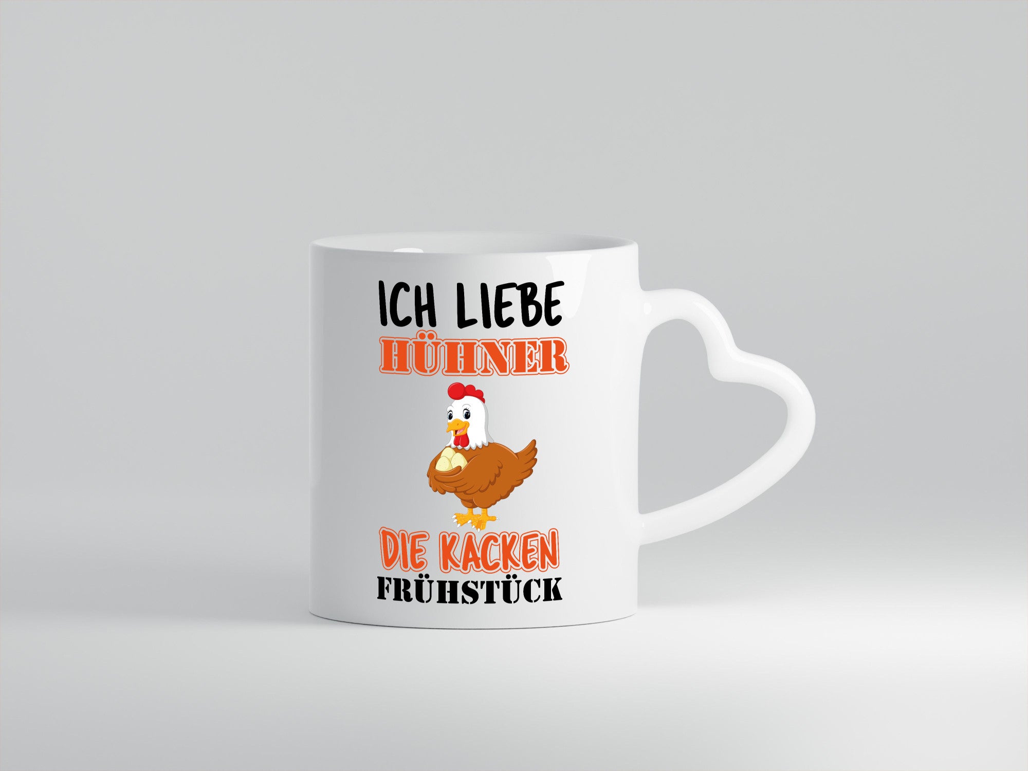 Ich liebe Hühner Humor Geschenkidee Tasse