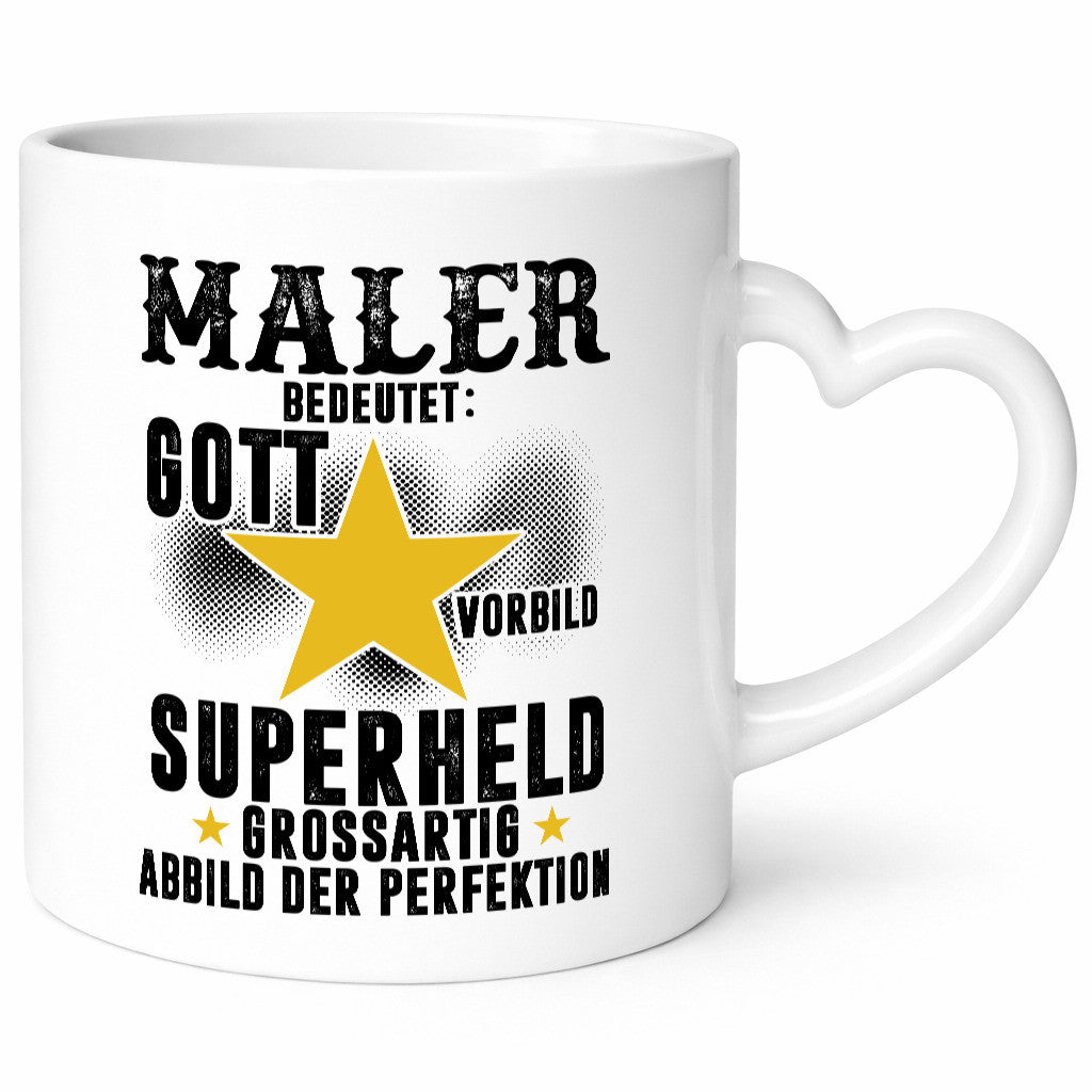 Bedeutung von Maler | Malerei Humor Geschenkidee Tasse