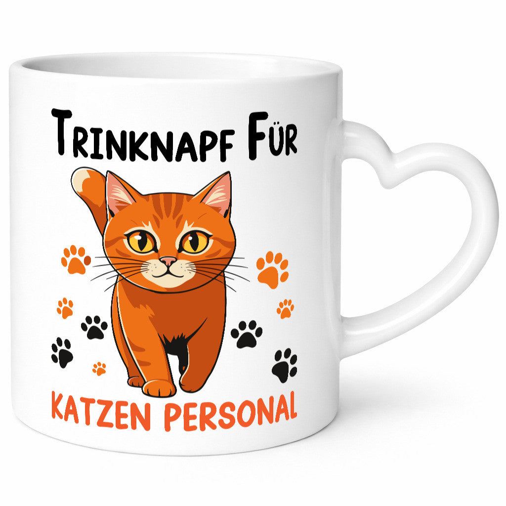 Katzen Personal | Katzenbesitzer Tasse Katze Humor vl1 Tierliebhaber