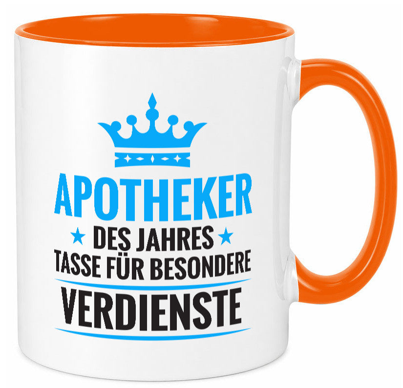 Besonderer Verdienst: Apotheker | Apotheke Pharmazie lustiger Spruch Geschenk