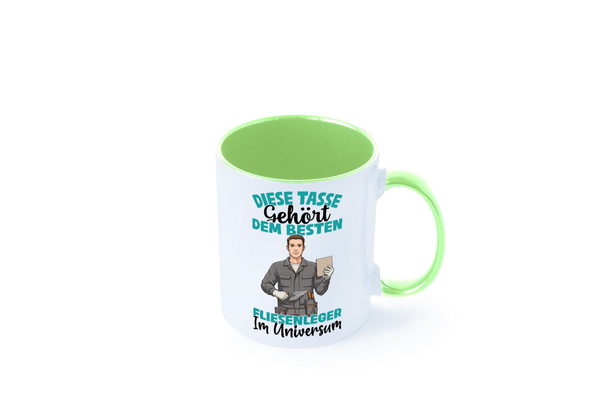 Im Universum: Fliesenleger | Fliesenlegen Bau Geschenk Humor Geschenkidee