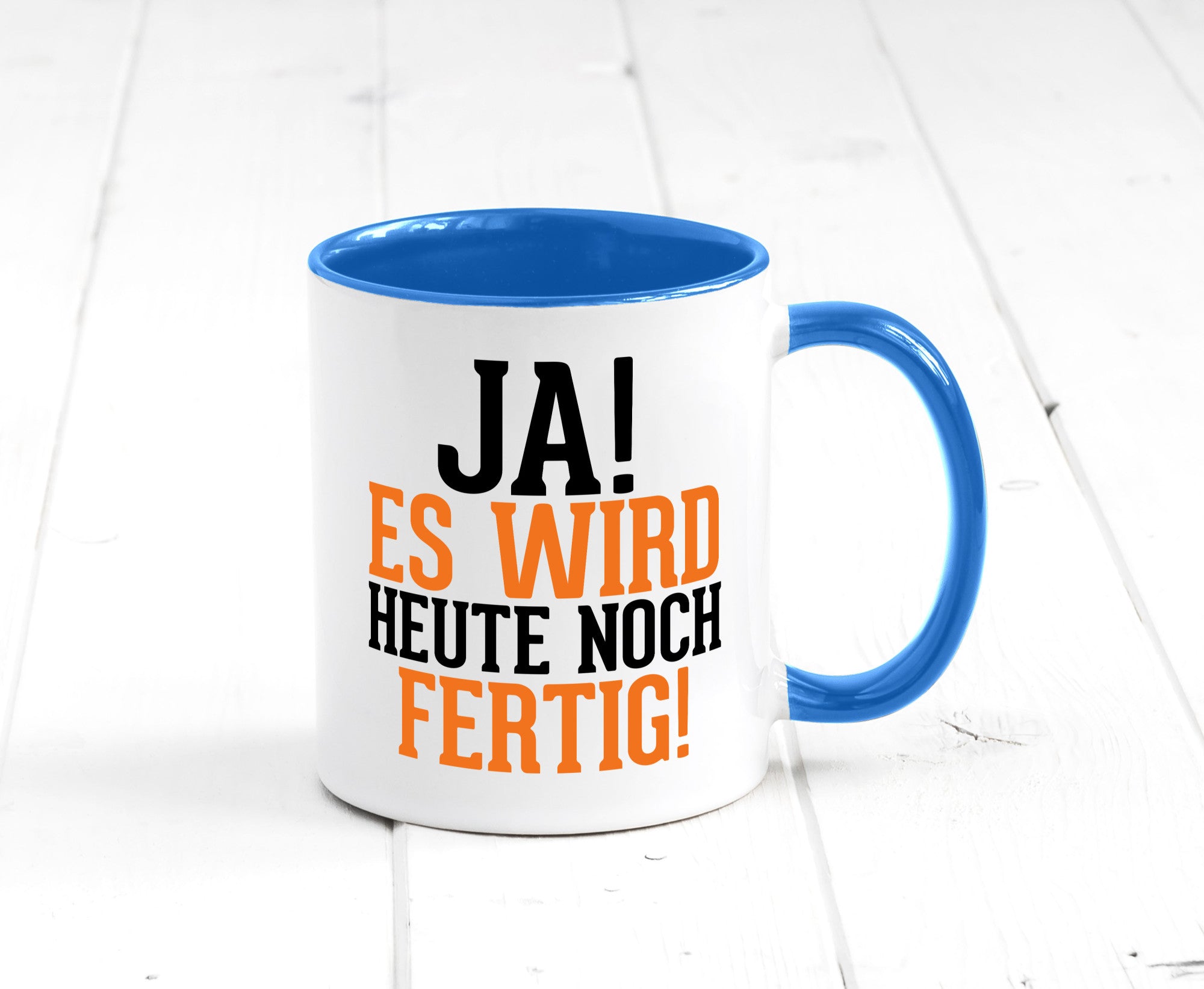 Ja es wird heute noch fertig | Arbeit Kollegen Werkstatt Humor Büro