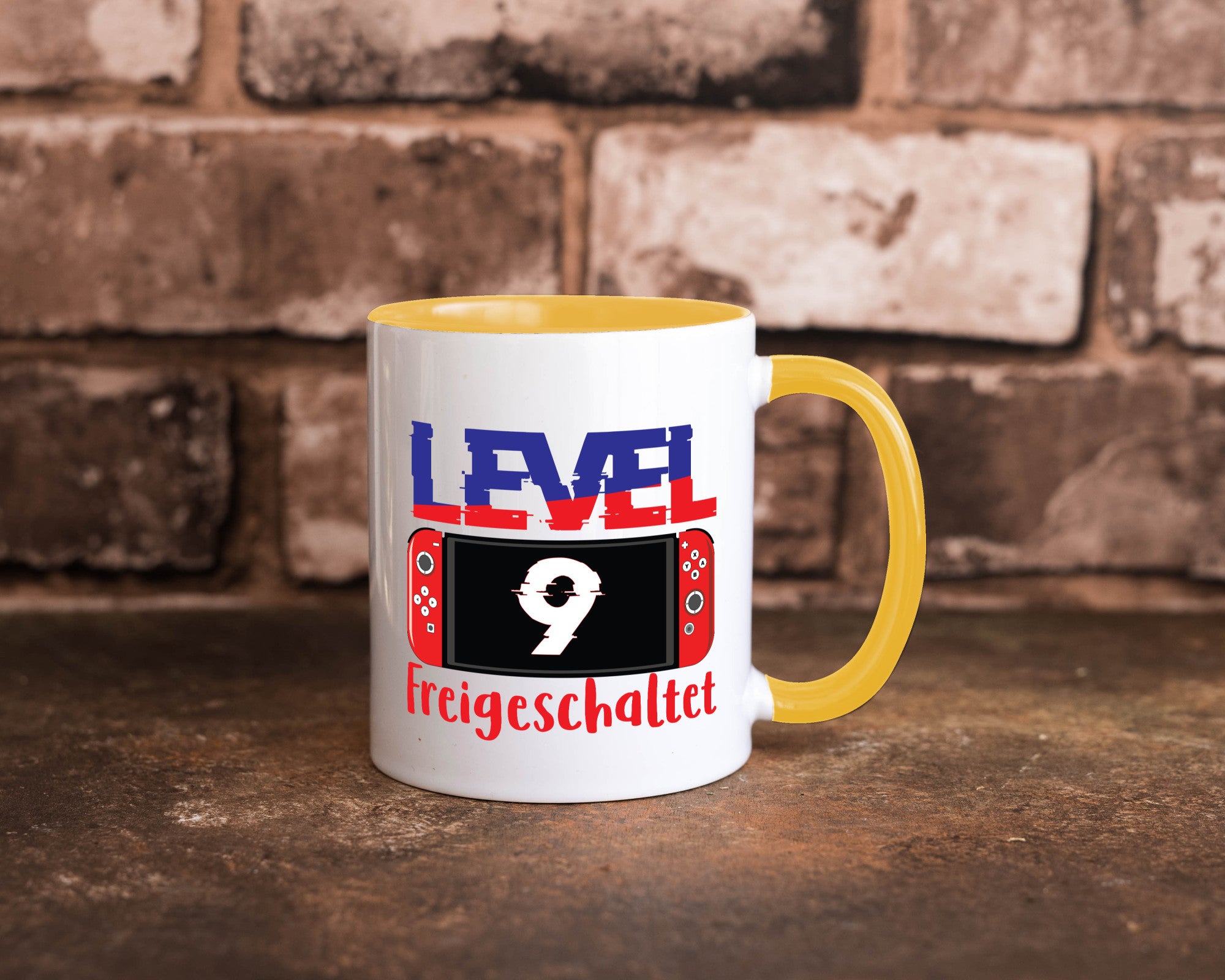 Level 9 Freigeschaltet | 9. Geburtstag Zocker Gamer Humor Geschenkidee Tasse