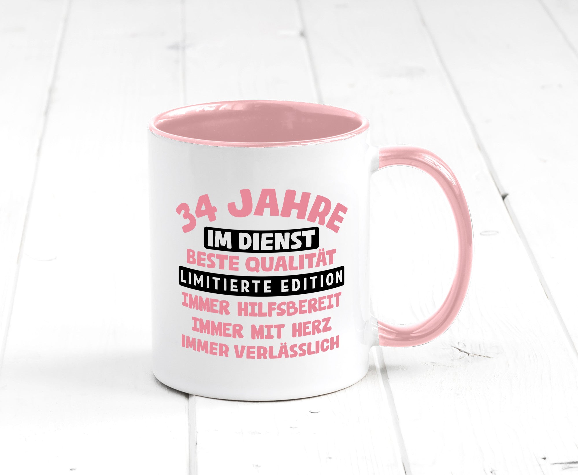 34 Jahre im Dienst | Jubiläum Arbeit v11 Geschenk Kollegen Büro lustiger Spruch