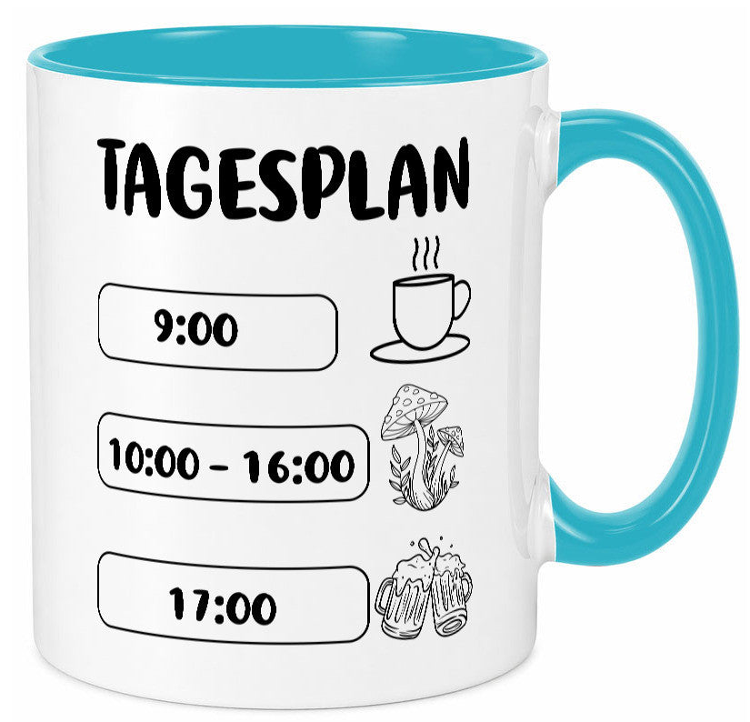 Tagesplan Pilzsammler | Pilze Wald v2 Geschenk Humor Geschenkidee lustiger