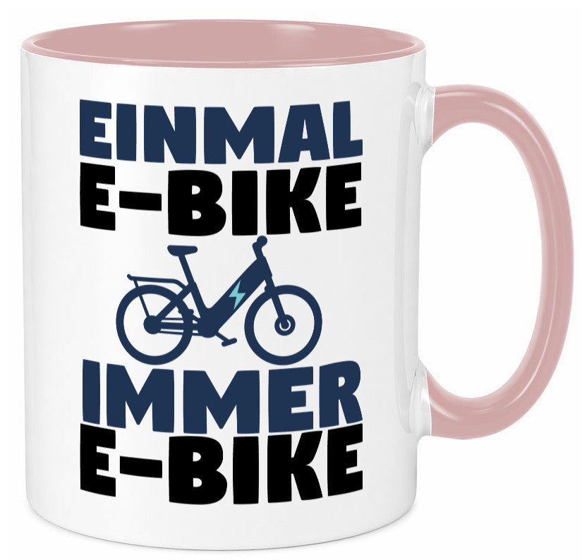 E-Bike Fahrer | Radfahrer Tasse Fahrrad Elektrorad lustiger Spruch Geschenk