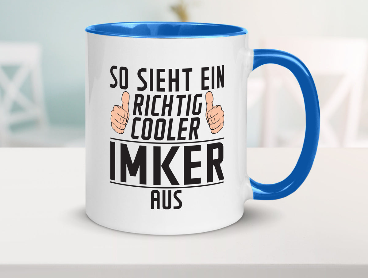 Richtig Cooler Imker | Imkerei Geschenkidee Humor Tasse