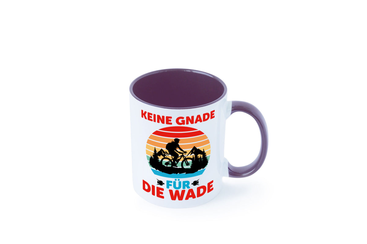 Keine Knade für die Wade | BMX Renrad Biker v2 lustig Humor Geschenkidee Tasse