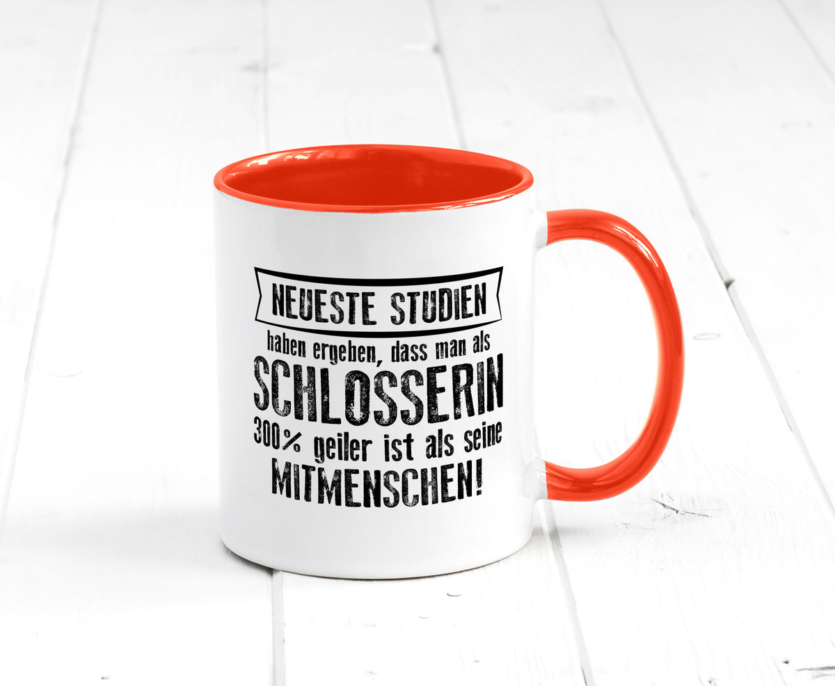 Neuste Studien: Schlosserin | Schlosserei Geschenkidee Humor Tasse
