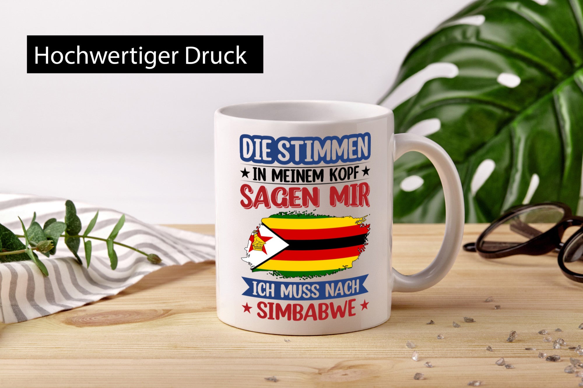 Simbabwe | Urlaub Stimmen in meinem Kopf Traumland v2 Geschenk Humor