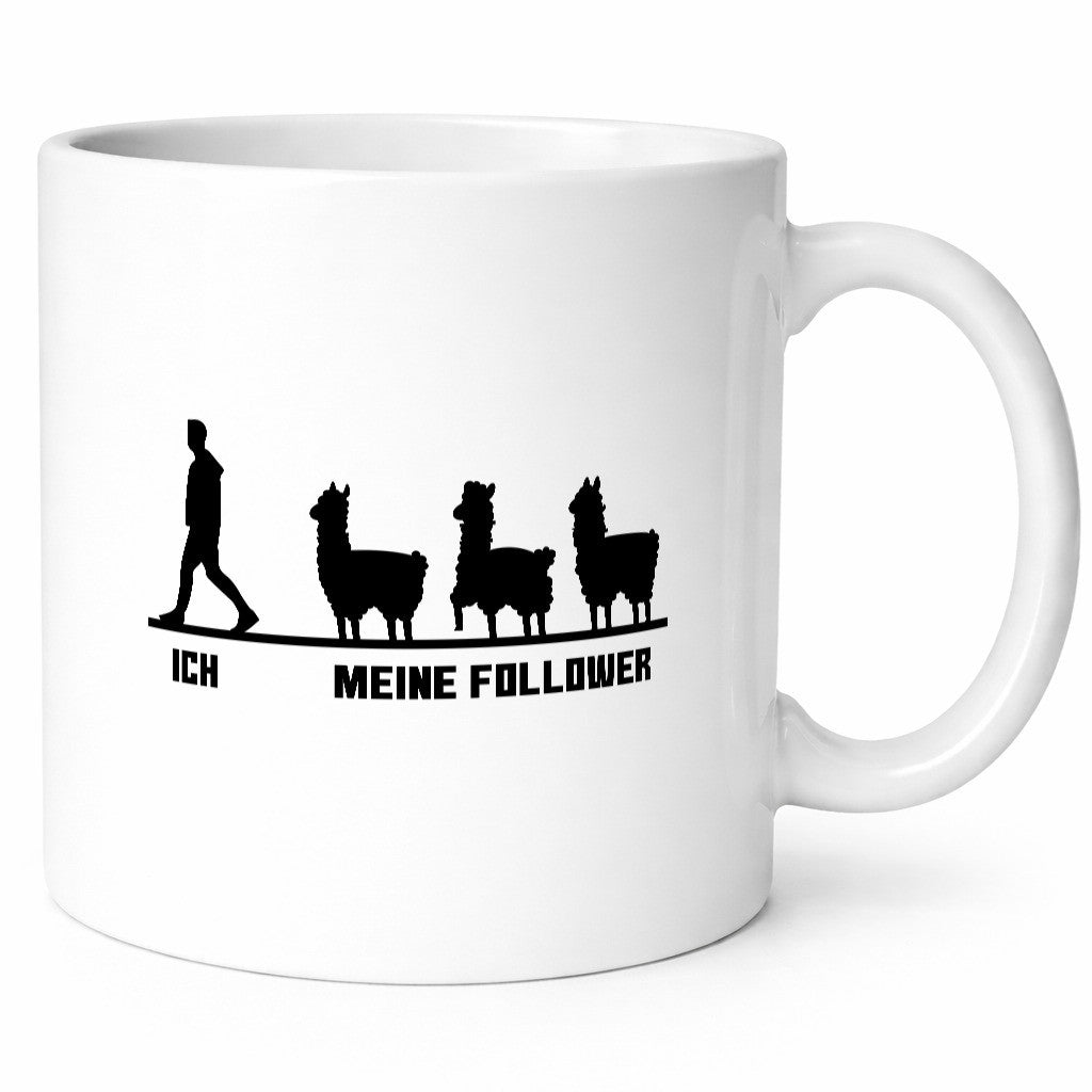 Meine Follower | Lama Alpaka Influencer Internet lustig Humor Geschenkidee