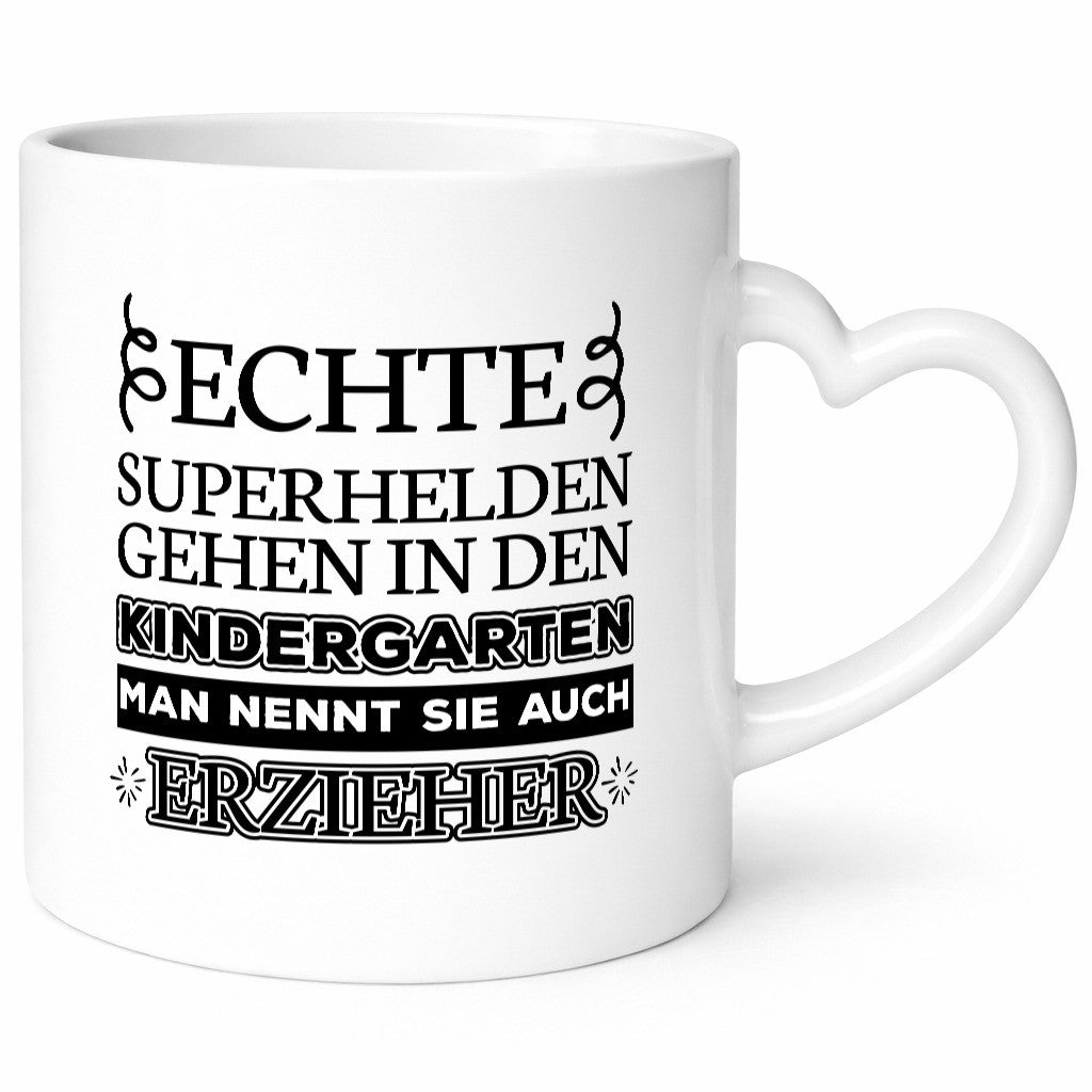 Superhelden Erzieher | Kindergarten Tasse Kita Beruf Geschenkidee Arbeit
