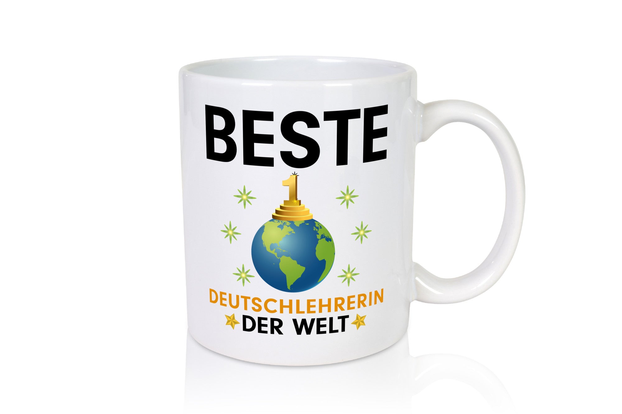 Welt Beste Deutschlehrerin | Lehrer lustig Humor Geschenkidee Geschenk Tasse