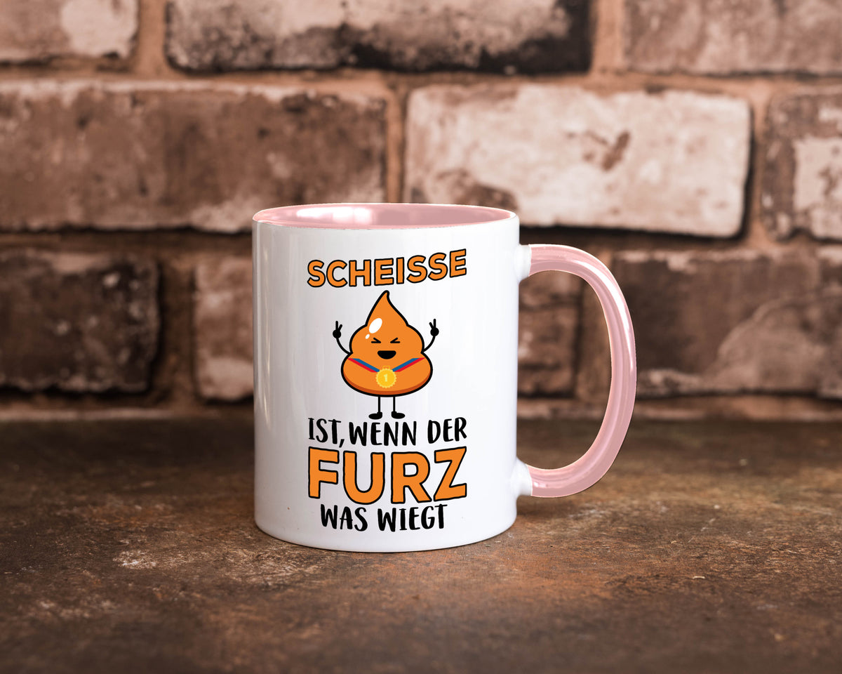 Scheisse ist lustiger Spruch Geschenk Humor Geschenkidee Tasse