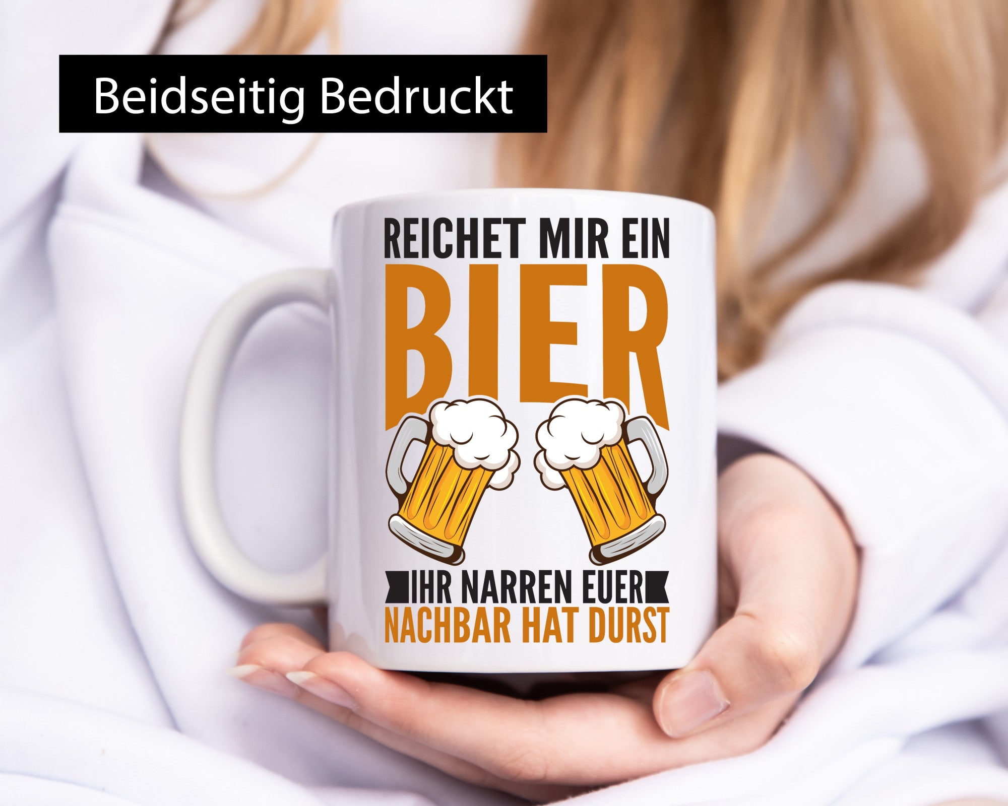Ihr Narren euer Nachbar hat durst | Bier trinken v2 Geschenk Humor Geschenkidee