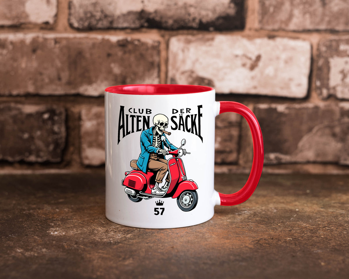 57. Geburtstag | 57 Jahre Club der alten Säcke v2 Geschenk Geschenkidee Tasse