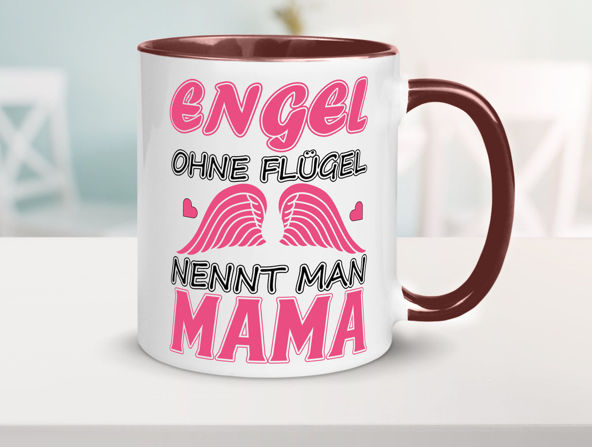 Mama Engel Humor Familie Geschenkidee Tasse