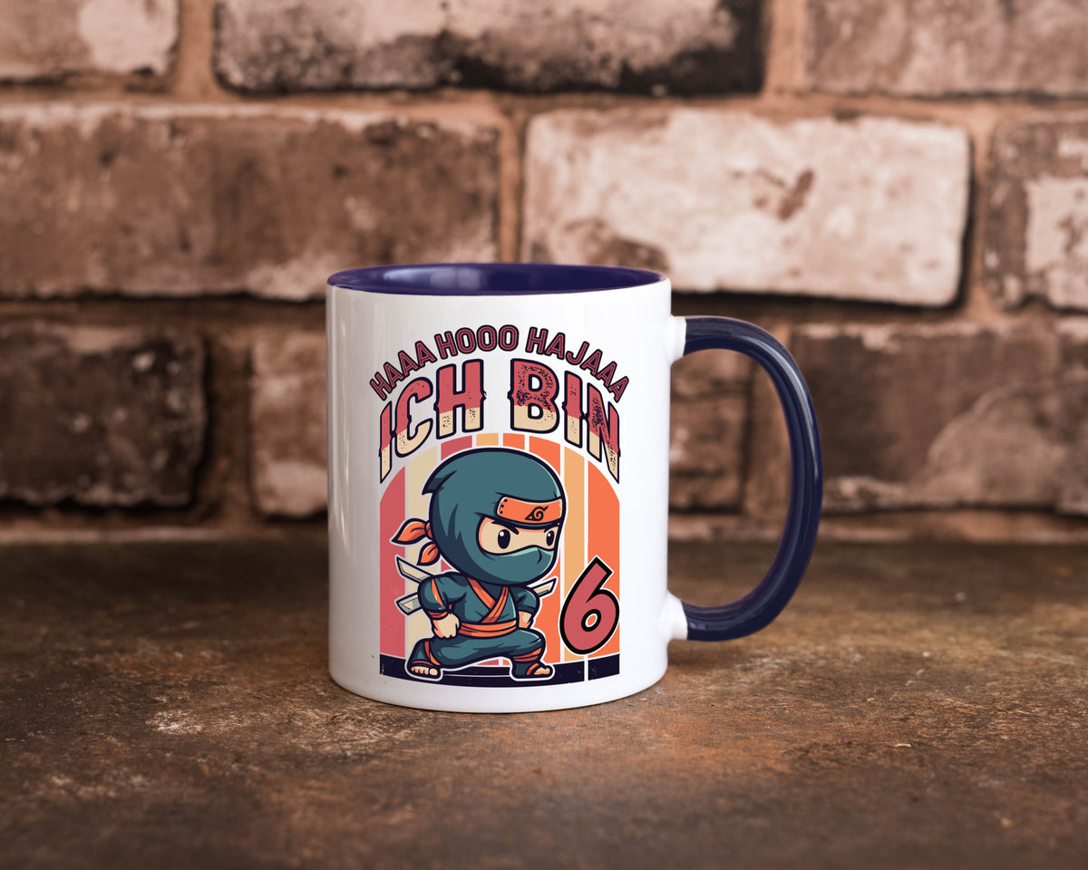 6. Geburtstag | Ninja Junge 6 Jahre Humor Geschenkidee Tasse