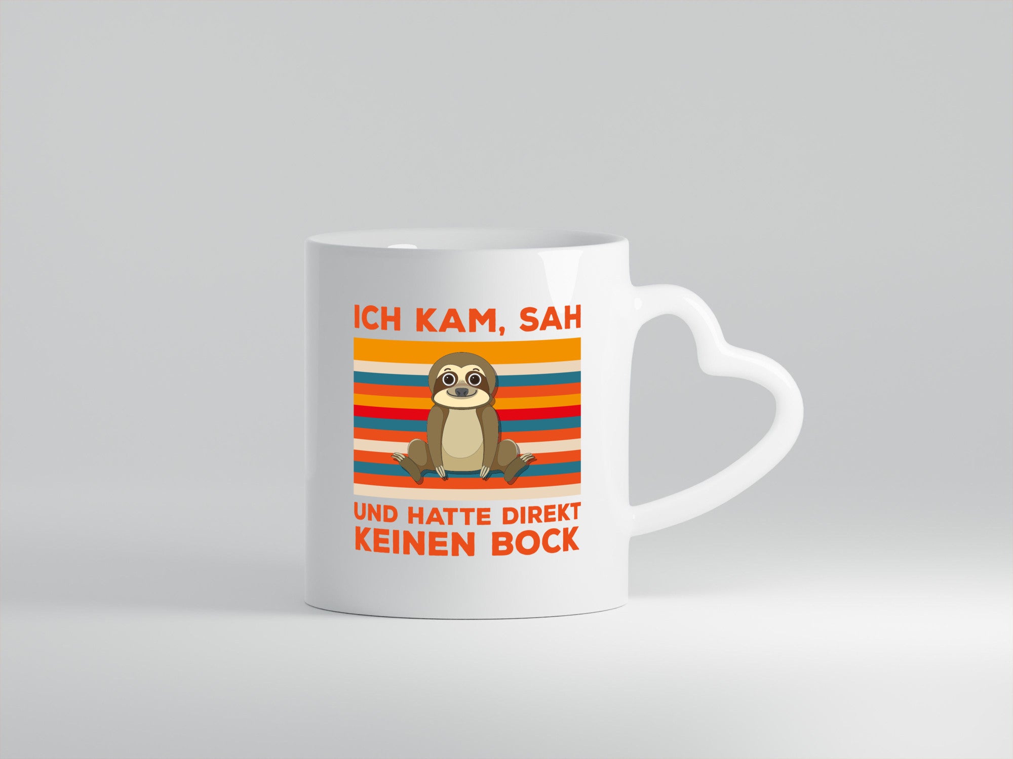 Keinen Bock | Morgenmuffel Spruch Faultier Statement Geschenkidee Tierliebhaber