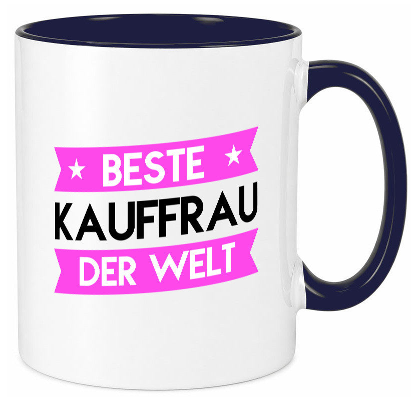 Beste Kauffrau | Kauffrauen Geschenkidee Humor Tasse