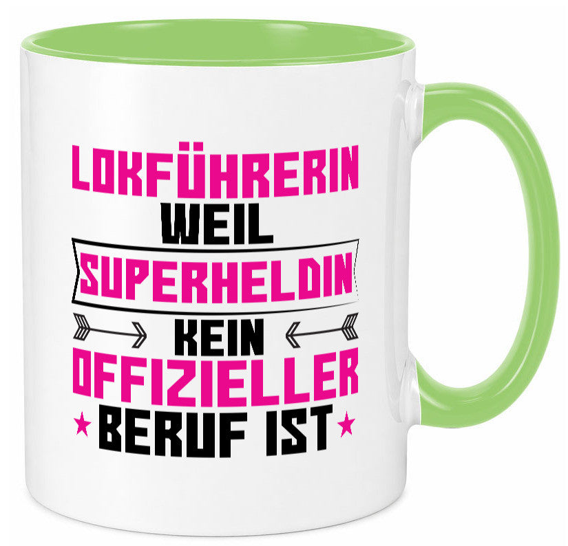 Superheldin Lokführerin | Zug Beruf Geschenk Arbeit Kollegen Büro lustiger