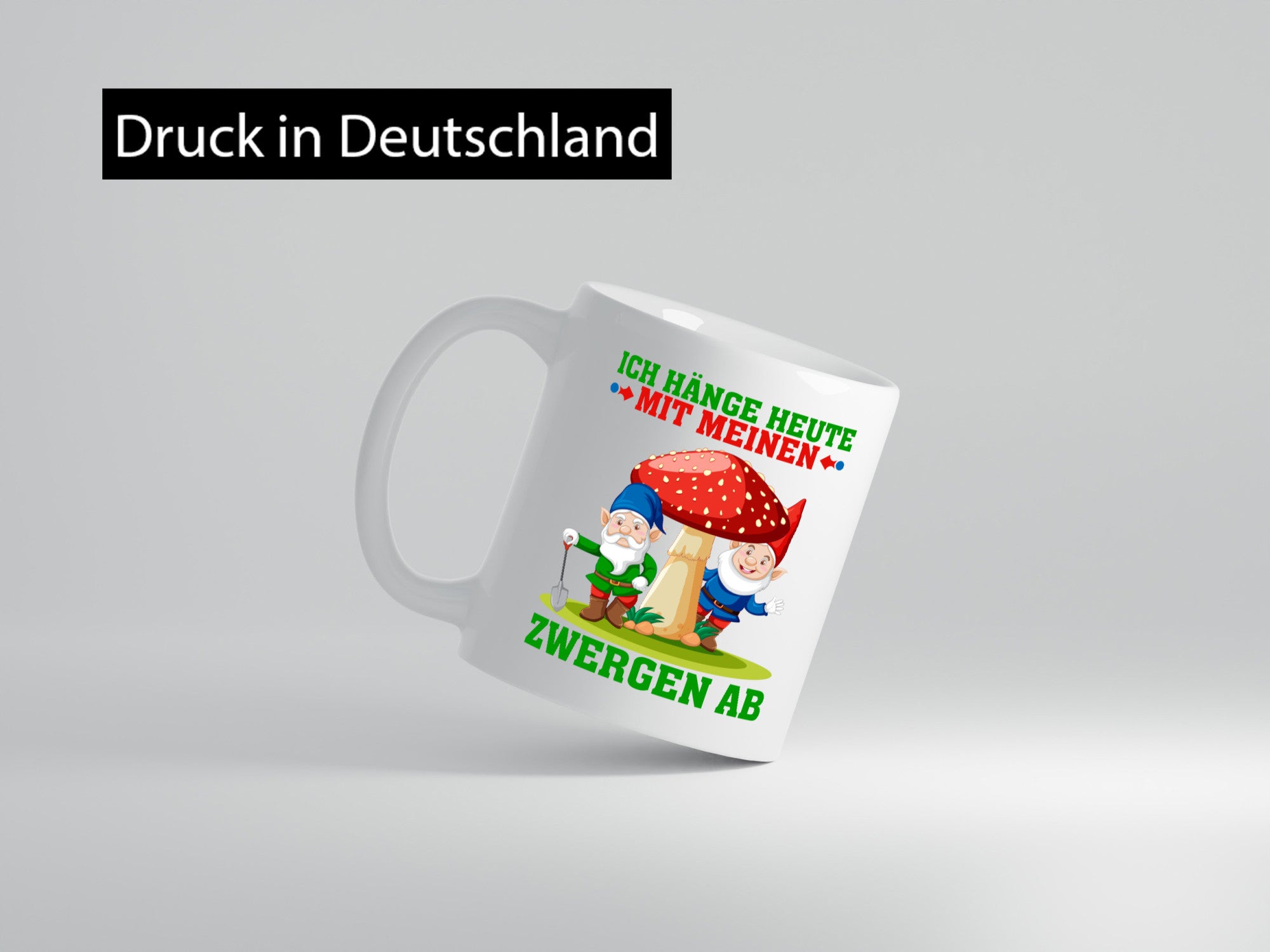 Hänge mit meinen Zwergen ab | Gartenzwerg Geschenk Humor Geschenkidee lustiger