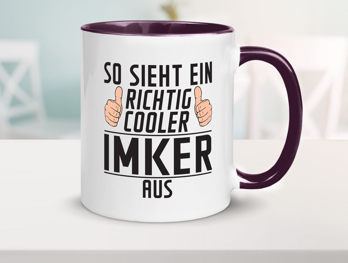 Richtig Cooler Imker | Imkerei Geschenkidee Humor Tasse