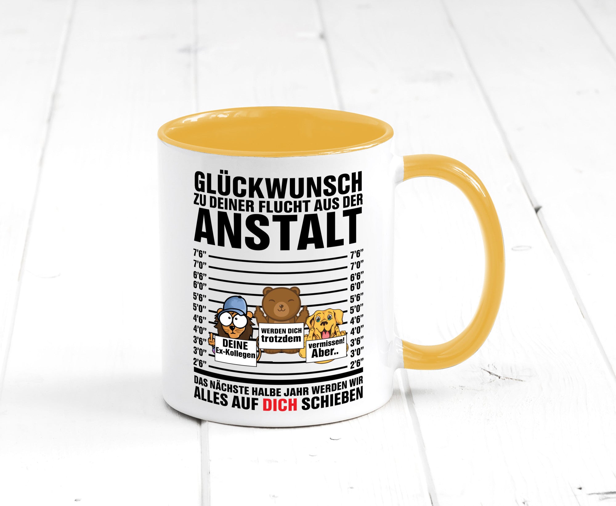 Glückwunsch zur Flucht | Arbeitskollegen Berufswechel Humor Arbeit Kollegen