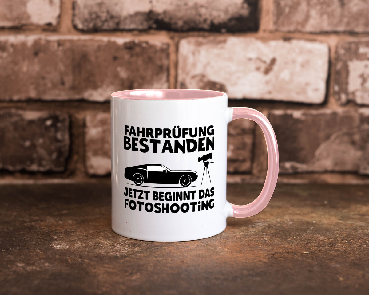 Fahrprüfung bestanden | Autofahren Führerschein Geschenk Humor Geschenkidee Tasse