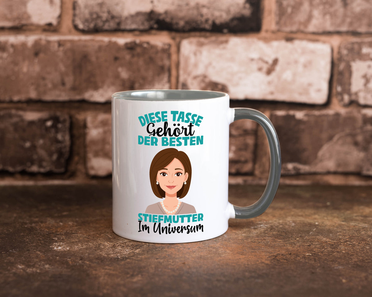 Im Universum: Stiefmutter | Stieftochter Beste Geschenk Familie Geschenkidee Tasse