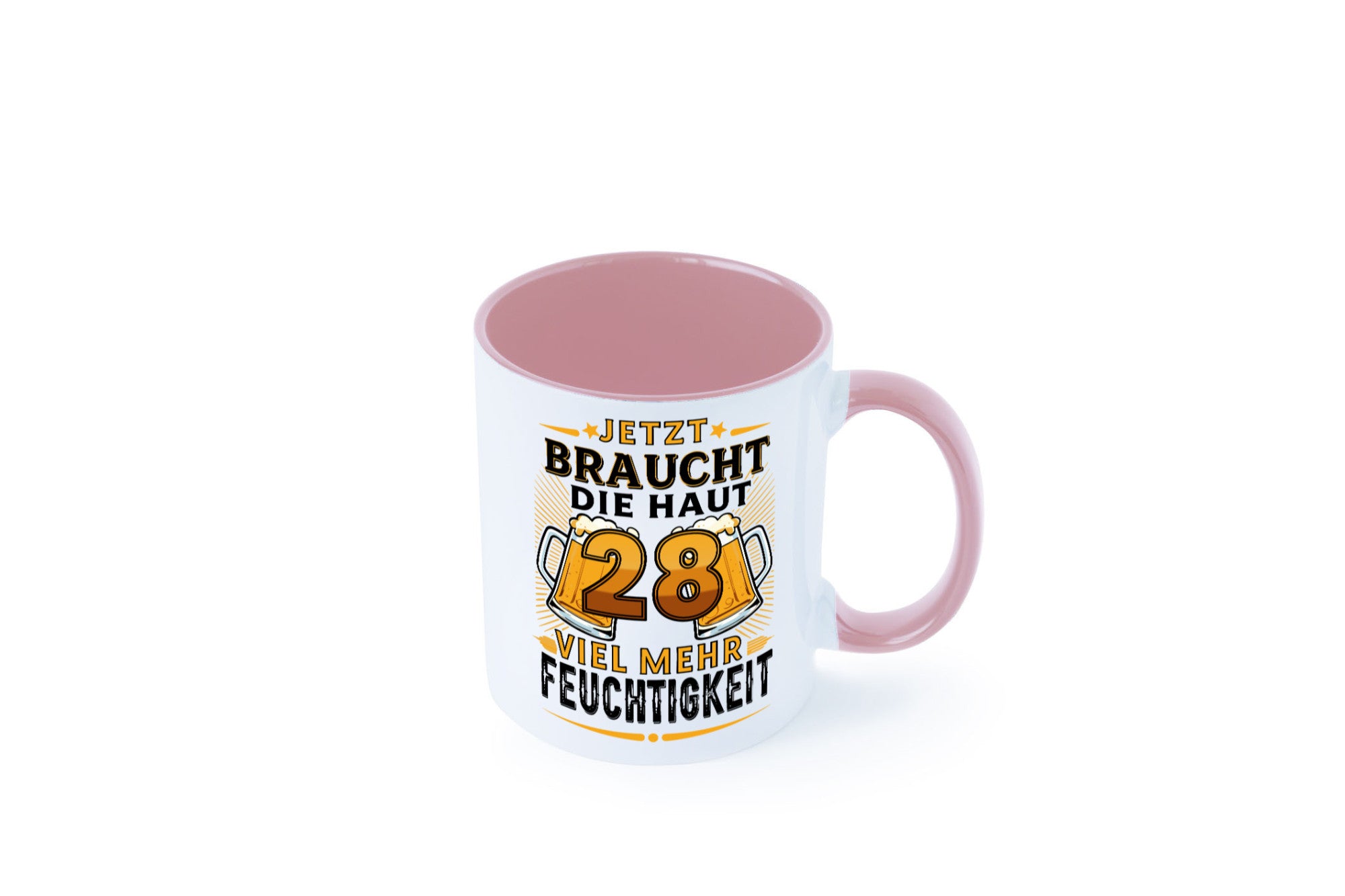 28 braucht die haut mehr Feuchtigkeit | 28. Geburtstag Humor Geschenkidee Tasse