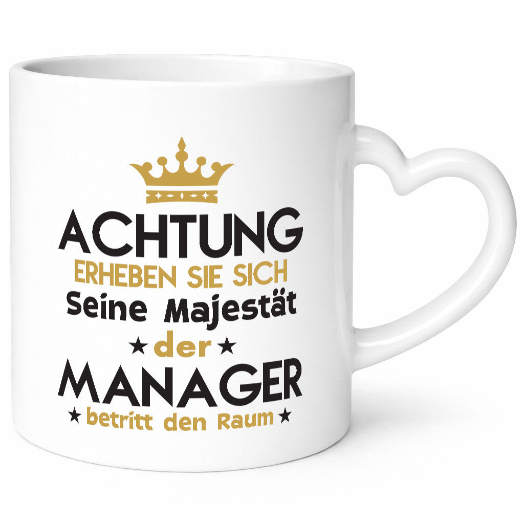Seine Majestät Manager | Management Geschenk Humor Geschenkidee lustiger Spruch