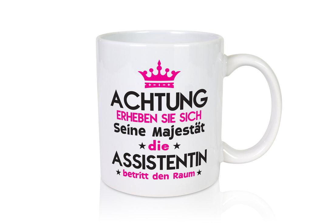Seine Majestät Assistentin | Assistenz Hilfskraft Humor Geschenkidee Tasse