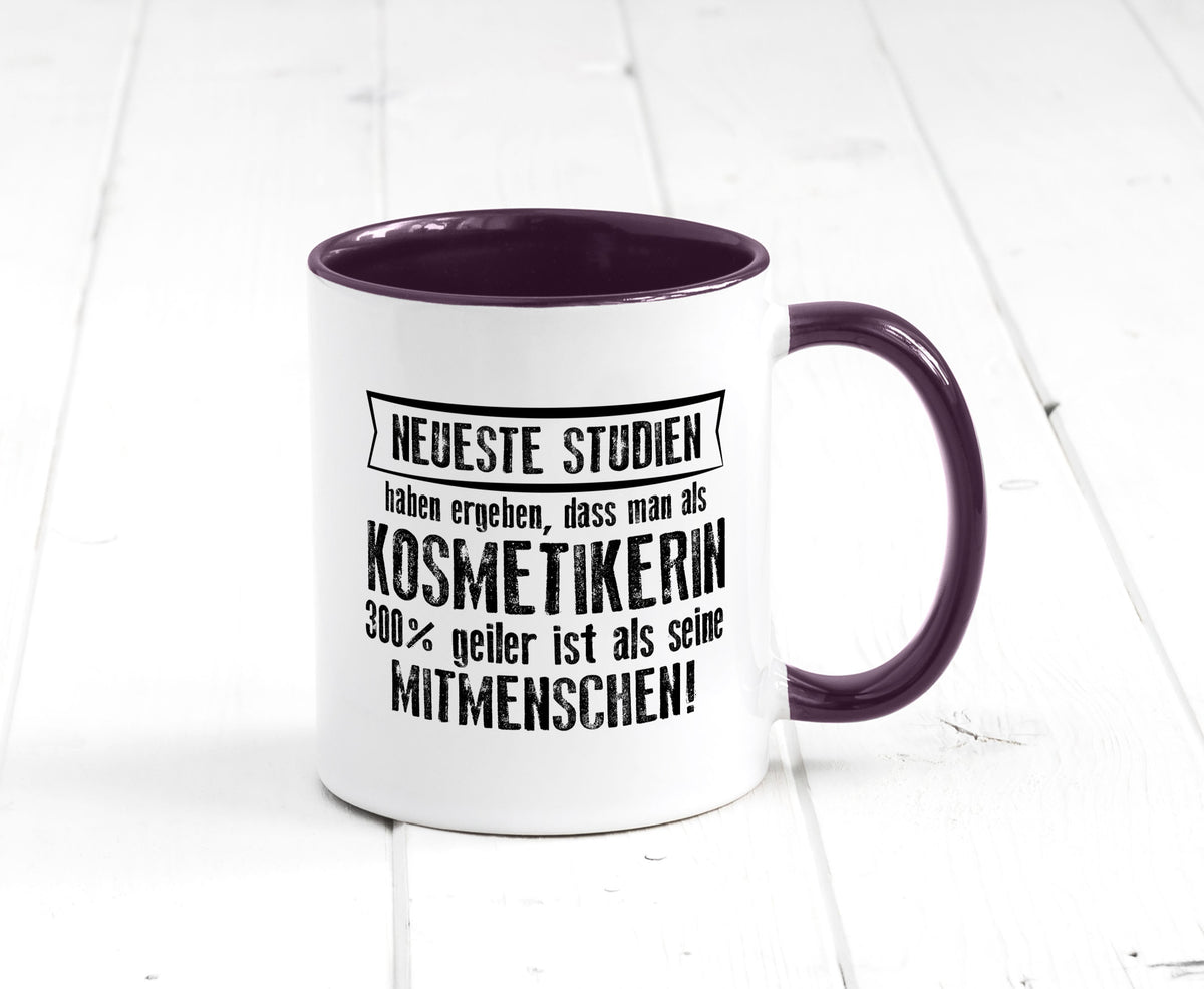 Neuste Studien: Kosmetikerin | Kosmetik Stylistin Geschenk Humor Geschenkidee Tasse